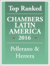 Clasificada como “Firma Líder,”  por el directorio Chambers Latin America 2016 2016