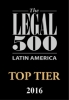 Pellerano & Herrera ha sido recomendada por Legal 500 como TOP TIER FIRM en Corporativo y Finanzas y Resolución de conflictos 2016