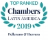 Clasificada como “Firma Líder,” por el directorio Chambers Latin America 2019 2019