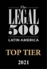 Top Tier firm by Legal 500 Latin America 2021 2020