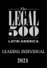 Partner Vitelio Mejia ranked as a Leading Individual by Legal 500 Latin America 2021