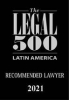 Abogada Isabel Andrickson recomendada por Legal 500 Latin America 2021