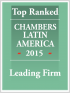 Clasificada como “Firma Líder,”  por el directorio Chambers Latin America 2015